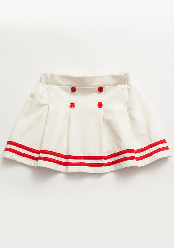 Honeycomb Striped Shirt & Skirt Honeycomb Striped Shirt & Skirt