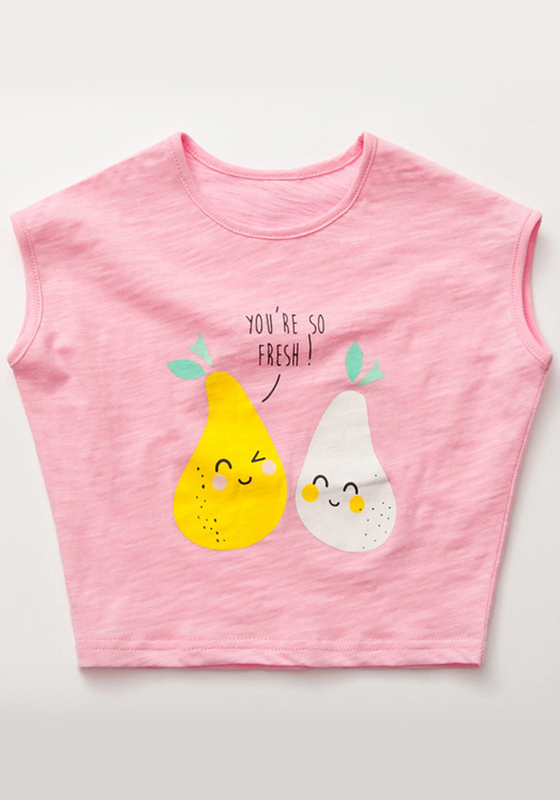 Bee Sweet Cartoon Cotton T-shirt Bee Sweet Cartoon Cotton T-shirt