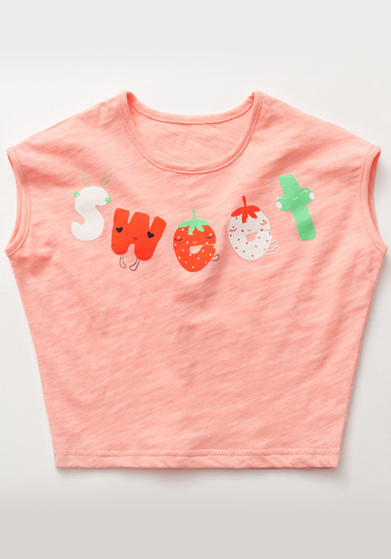 Bee Sweet Cartoon Cotton T-shirt Bee Sweet Cartoon Cotton T-shirt