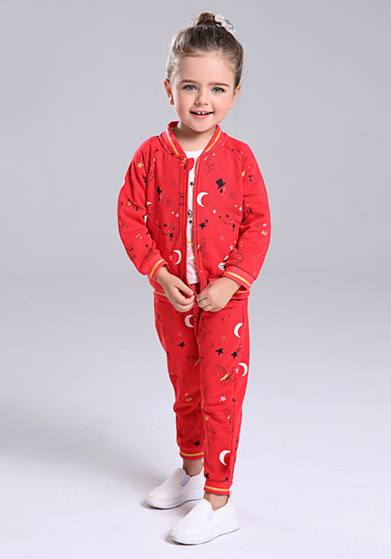 Mouile Character Print Jacket & Pants Mouile Character Print Jacket & Pants