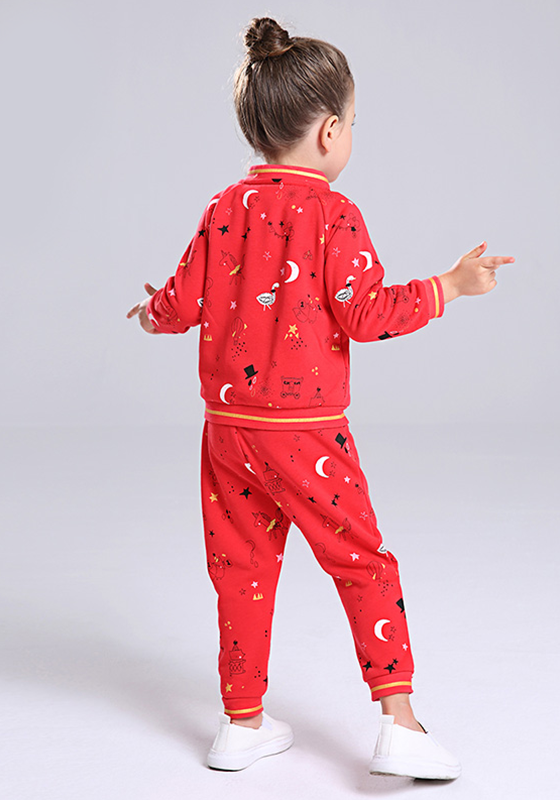 Mouile Character Print Jacket & Pants Mouile Character Print Jacket & Pants