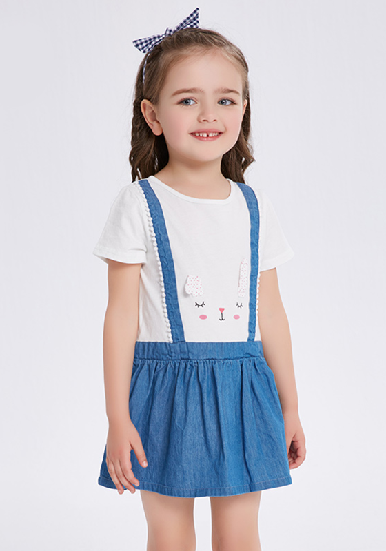 Chambray Crew Neck Dress Chambray Crew Neck Dress