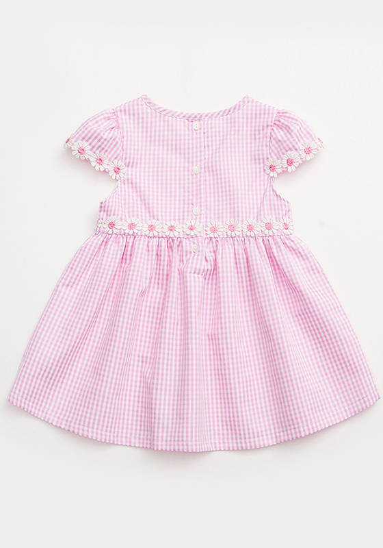 Lison Plaid Short Sleeve Dress Lison Plaid Short Sleeve Dress