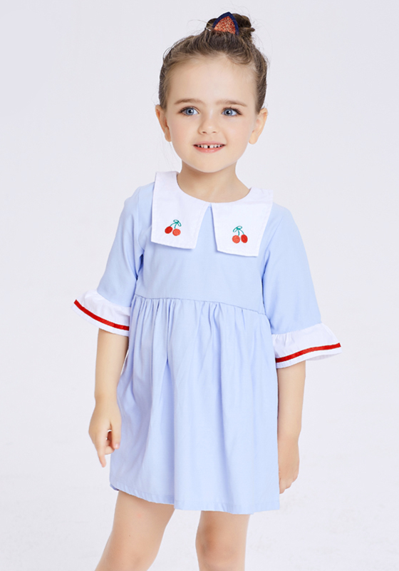 Alan Half Sleeve Embroidery Dress Alan Half Sleeve Embroidery Dress