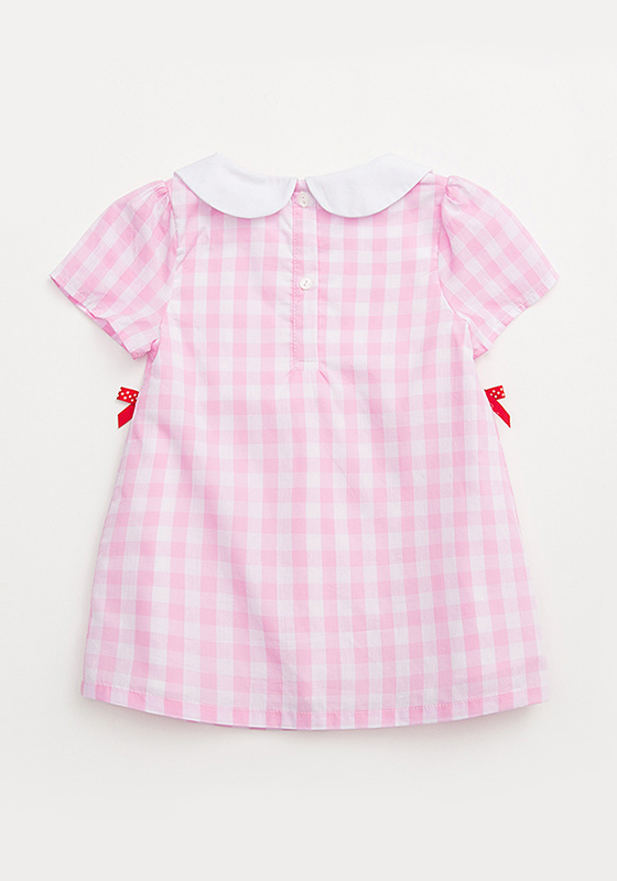 Blune Plaid Short Sleeve Dress Blune Plaid Short Sleeve Dress