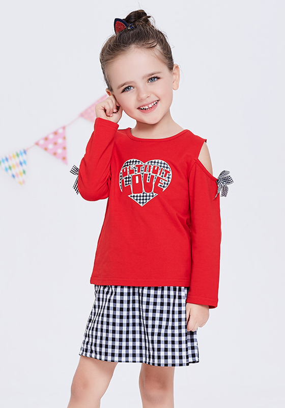 Smocky Love Print T-shirt Smocky Love Print T-shirt