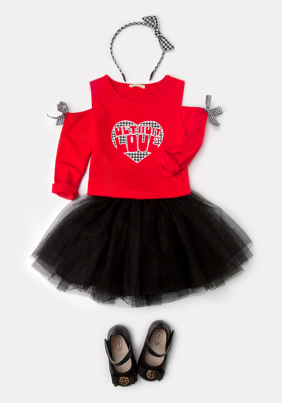 Smocky Love Print T-shirt Smocky Love Print T-shirt