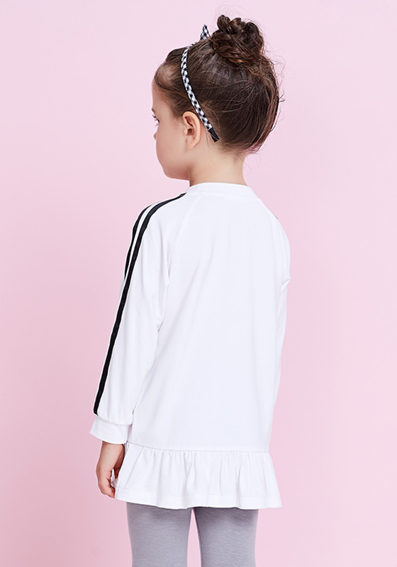 Flecked Long Sleeve Casual Dress Flecked Long Sleeve Casual Dress