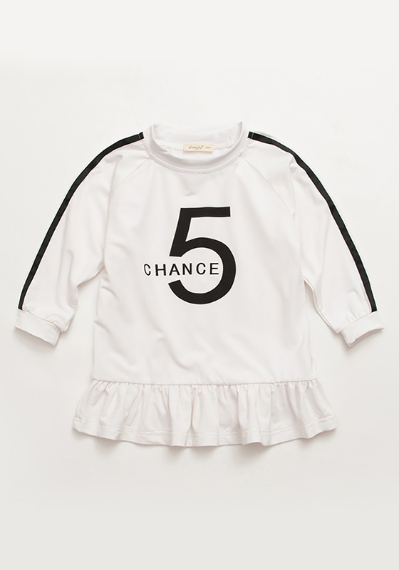 Flecked Long Sleeve Casual Dress Flecked Long Sleeve Casual Dress