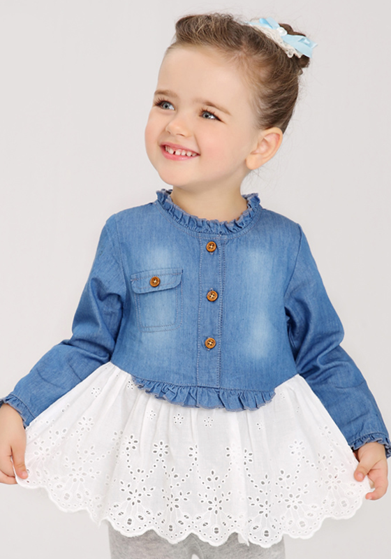 Flamingo Denim Blouse & Skirt Flamingo Denim Blouse & Skirt