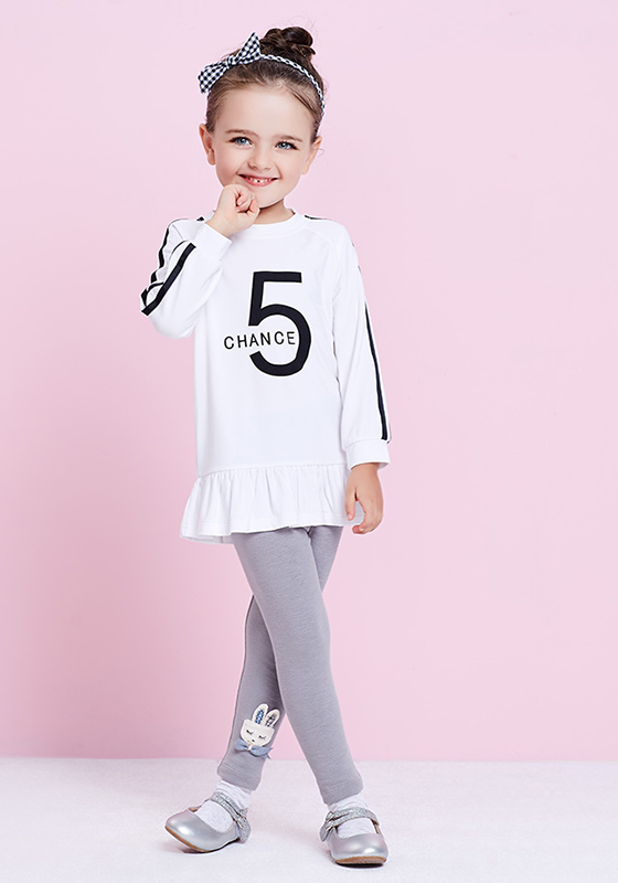 Flecked Long Sleeve Casual Dress Flecked Long Sleeve Casual Dress