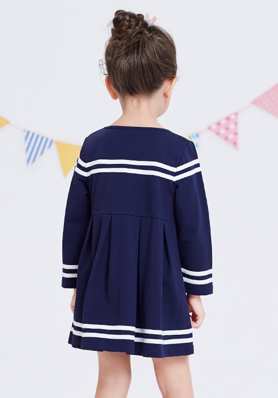 Leopold Navy Long Sleeve Dress Leopold Navy Long Sleeve Dress