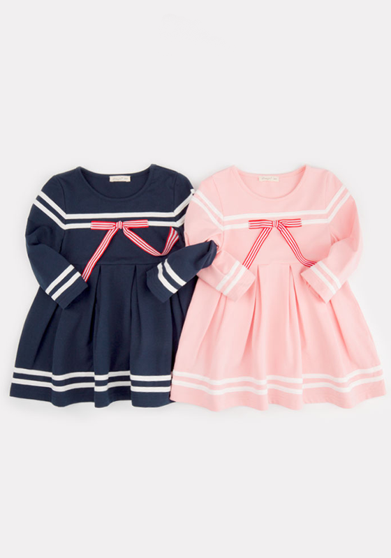 Leopold Navy Long Sleeve Dress Leopold Navy Long Sleeve Dress