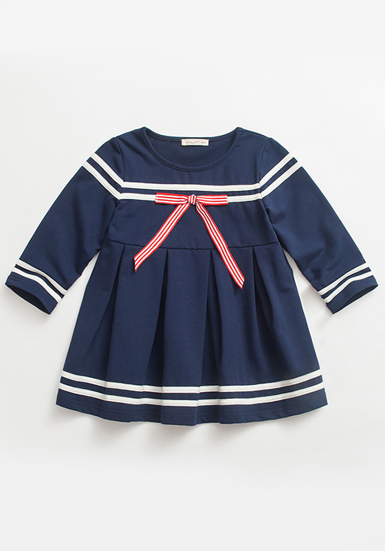 Leopold Navy Long Sleeve Dress Leopold Navy Long Sleeve Dress