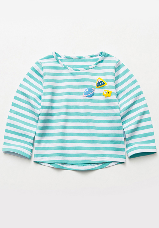 Smocky Striped Long Sleeve Tee Smocky Striped Long Sleeve Tee