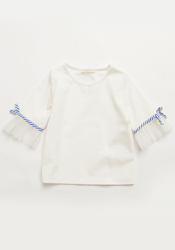 Sunset White Shirt & Striped Dress Sunset White Shirt & Striped Dress