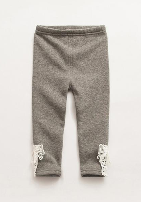 Scalloped Fleece Pencil Pants Scalloped Fleece Pencil Pants