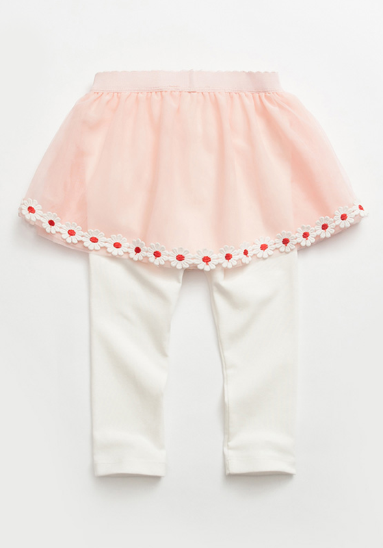 Mouile Lace Ruffles Leggings with Skirt Mouile Lace Ruffles Leggings with Skirt