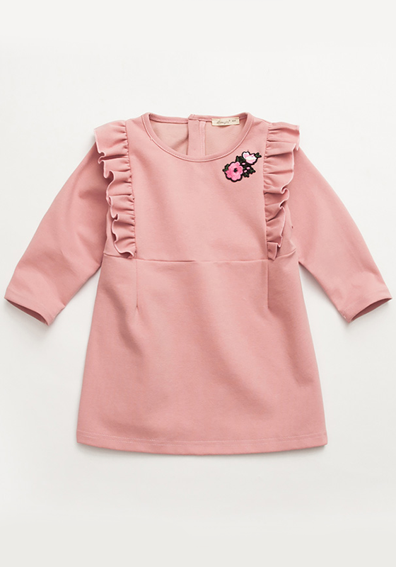 Mapi Long Sleeve Ruffles Dress Mapi Long Sleeve Ruffles Dress