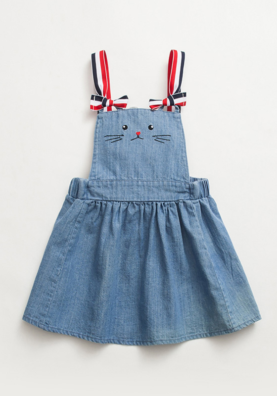 Moineau A-Line Denim Dress Moineau A-Line Denim Dress