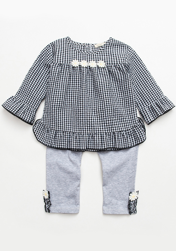 Mango Plaid Shirt & Leggings Mango Plaid Shirt & Leggings