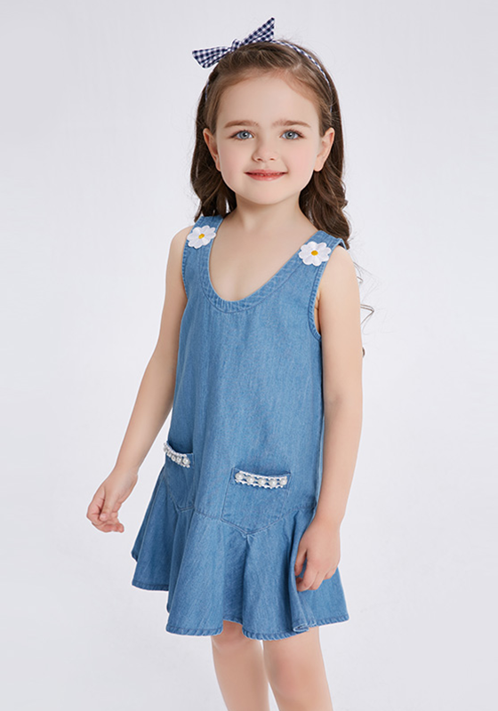 V-Neck Denim Dress V-Neck Denim Dress