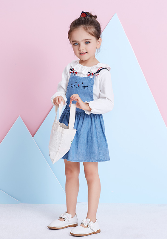 Moineau A-Line Denim Dress Moineau A-Line Denim Dress