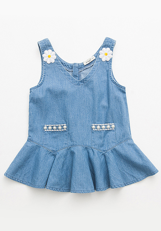V-Neck Denim Dress V-Neck Denim Dress
