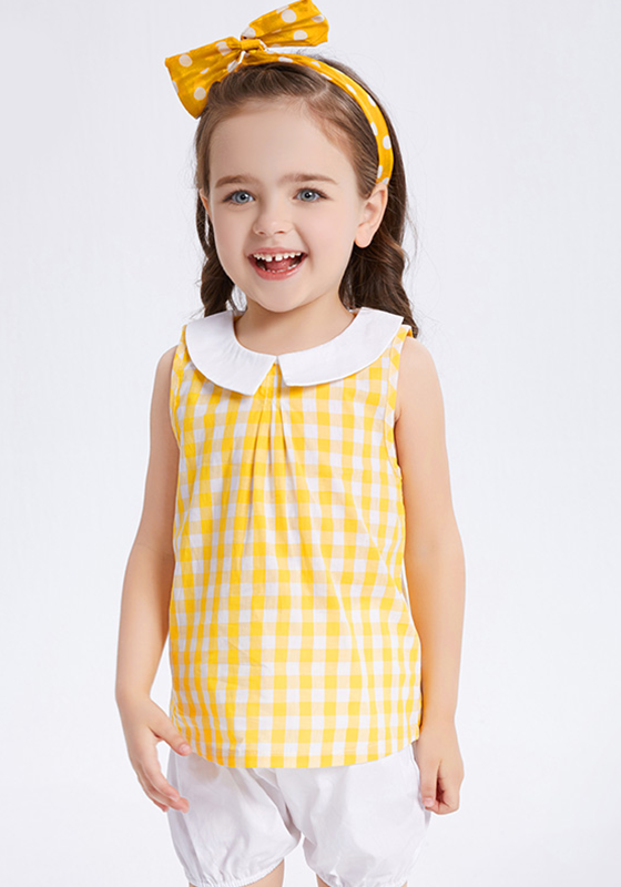 Ida Plaid Shirt & White Shorts Ida Plaid Shirt & White Shorts