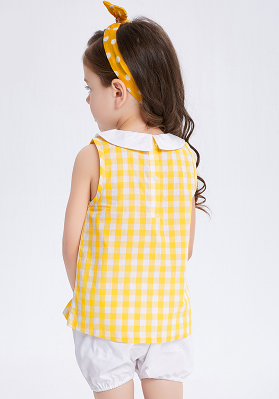 Ida Plaid Shirt & White Shorts Ida Plaid Shirt & White Shorts