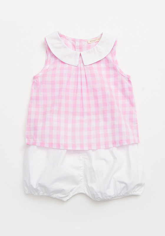 Ida Plaid Shirt & White Shorts Ida Plaid Shirt & White Shorts