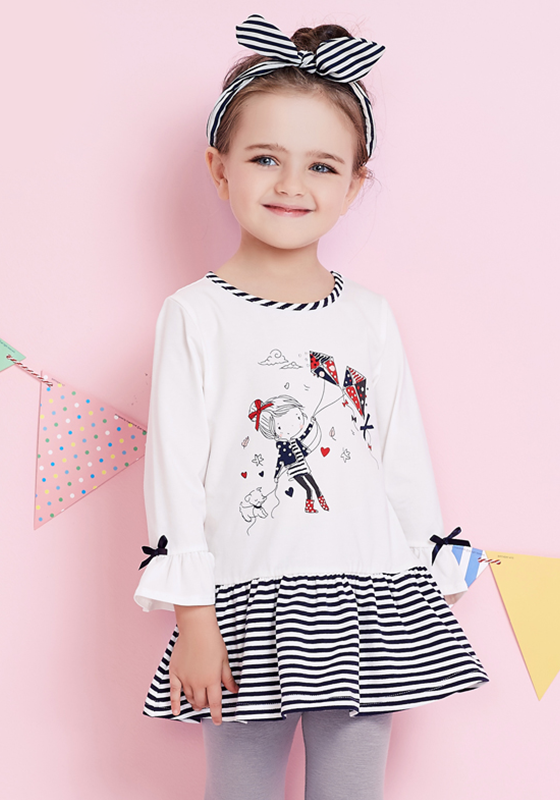 Anglaise Cartoon Long Sleeve Dress Anglaise Cartoon Long Sleeve Dress