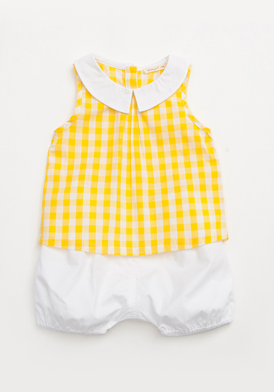 Ida Plaid Shirt & White Shorts Ida Plaid Shirt & White Shorts