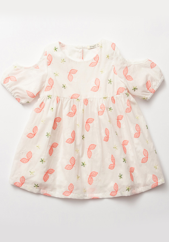 Mango A-Line Embroidery Dress Mango A-Line Embroidery Dress