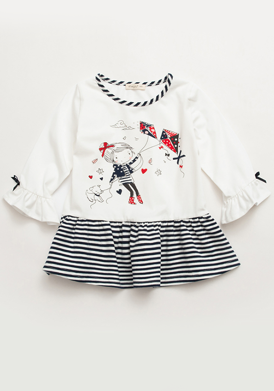 Anglaise Cartoon Long Sleeve Dress Anglaise Cartoon Long Sleeve Dress
