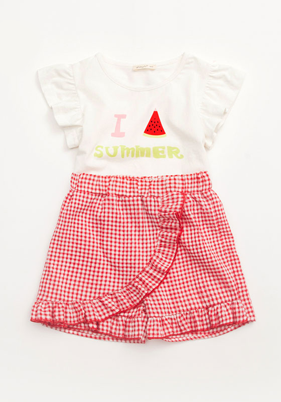 Alan Short Sleeve Shirt & Pantskirt Alan Short Sleeve Shirt & Pantskirt