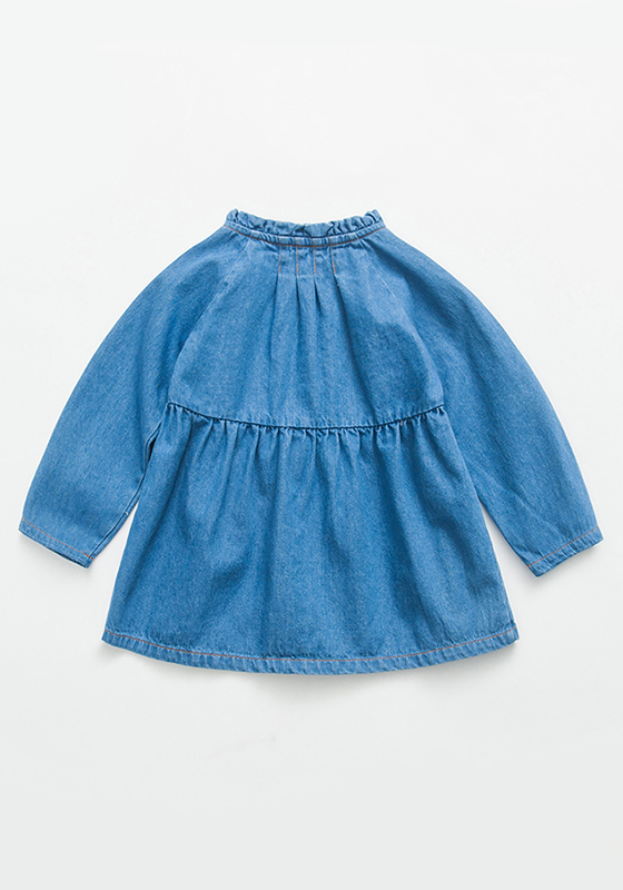 Pompom O-Neck Denim Jacket Pompom O-Neck Denim Jacket