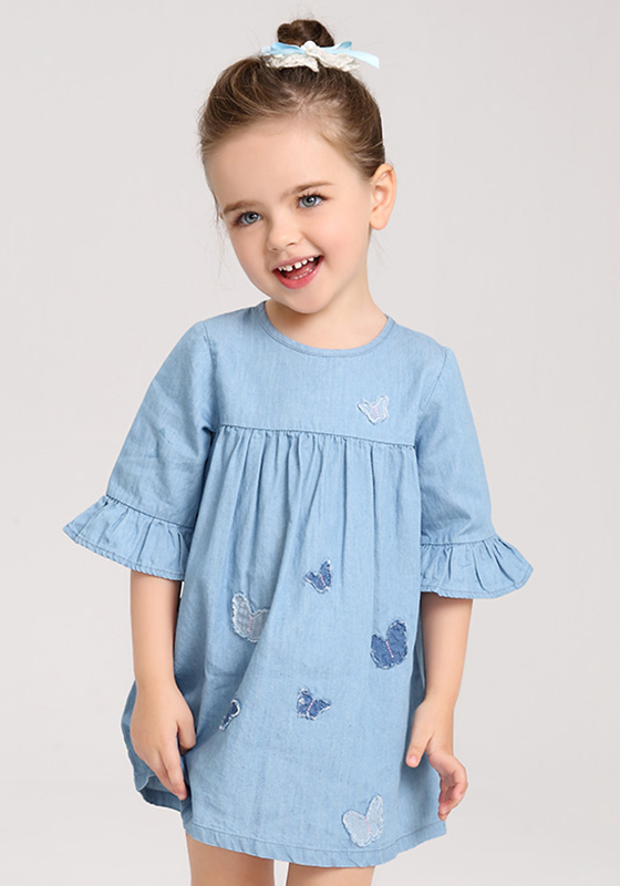 Barri Denim Spring Dress Barri Denim Spring Dress