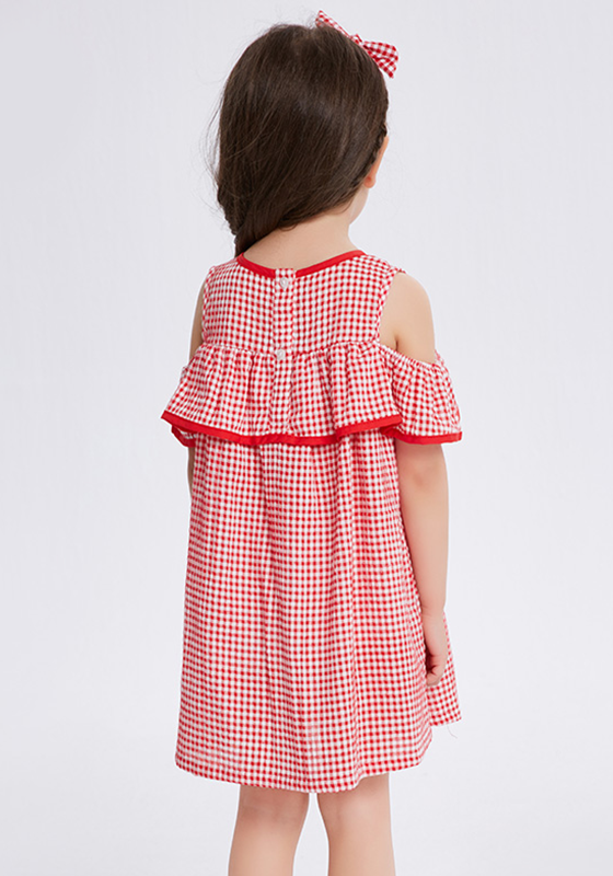 Organic Plaid Sleeveless Dress Organic Plaid Sleeveless Dress