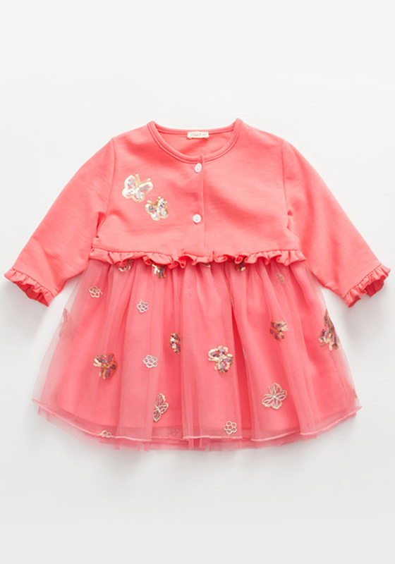 Napolir Crew Neck Tutu Dress Napolir Crew Neck Tutu Dress