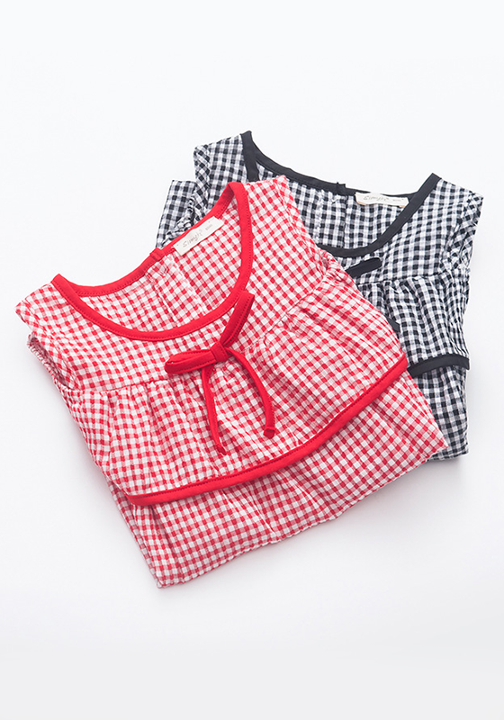 Organic Plaid Sleeveless Dress Organic Plaid Sleeveless Dress