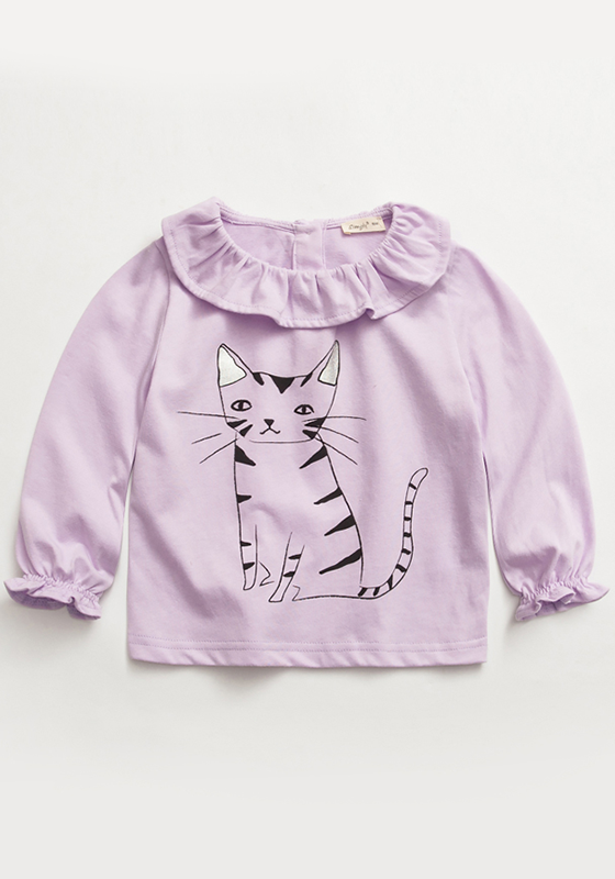 Alan Cat Design Blouse Alan Cat Design Blouse