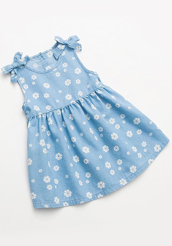 Coquille Bow Sleeveless Dress Coquille Bow Sleeveless Dress
