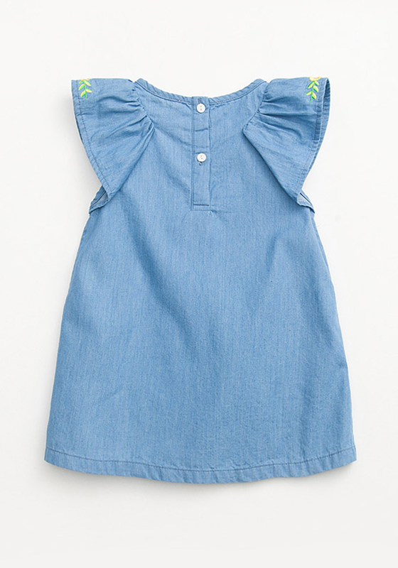 Sunset Embroidery Denim Dress Sunset Embroidery Denim Dress