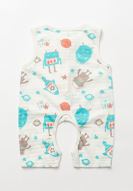 Broderie Print Sleeveless Bodysuit