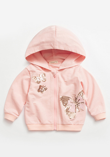 Mango Embroidered Hooded Jacket