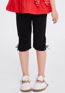 Broderie Calf-Length Pants