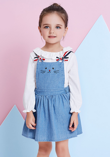 Moineau A-Line Denim Dress