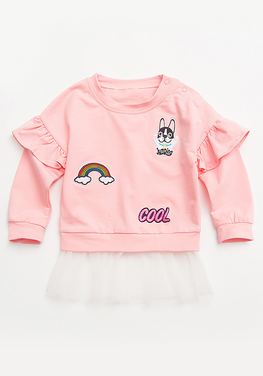 Zadie Cartoon Print Sweatshirt