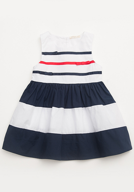 Lurex Cotton Striped Dress